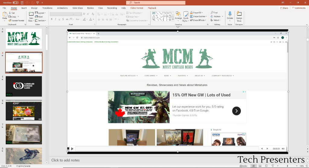 Using PowerPoint to Create Videos