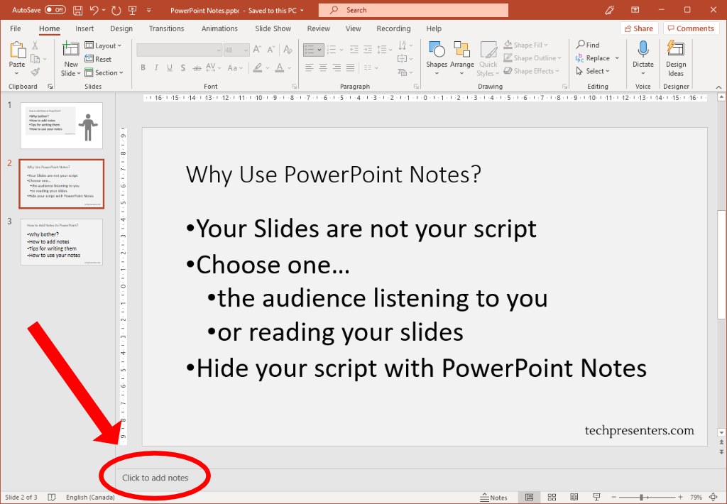 How to Add Notes to PowerPoint