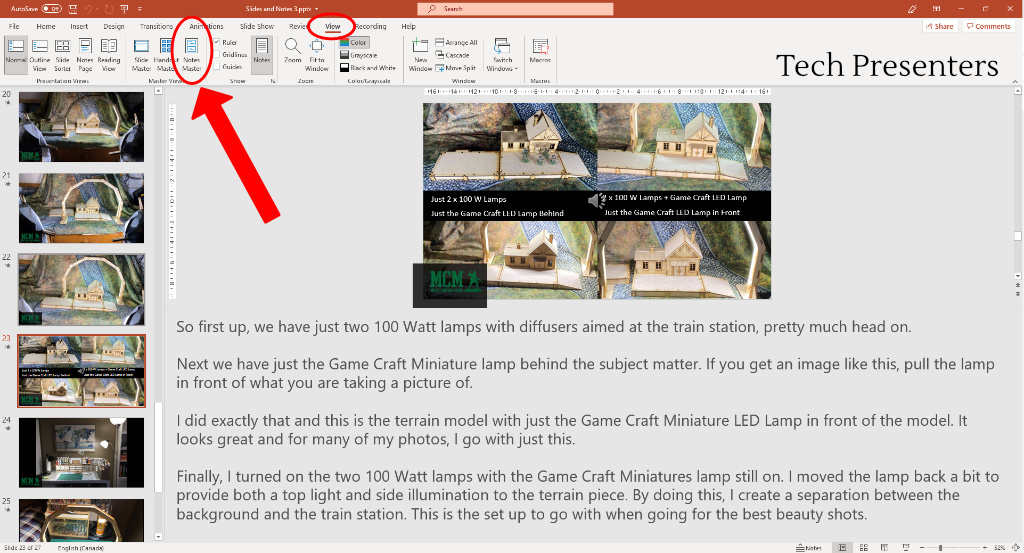 How create Handouts with PowerPoint