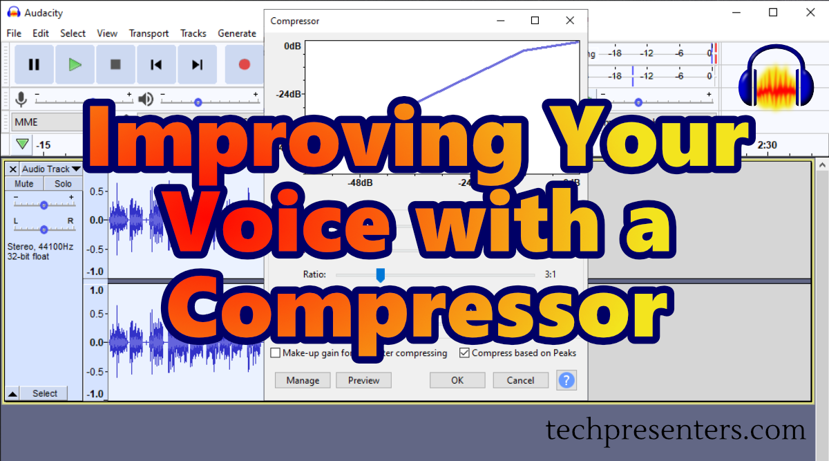 You are currently viewing Using the Compressor Effect on Your Voiceover in Audacity