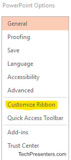 Tutorial on setting up a ribbon 