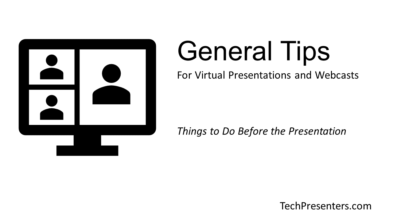 Read more about the article Pre-Event Tips for Webcasts and Online Presentations