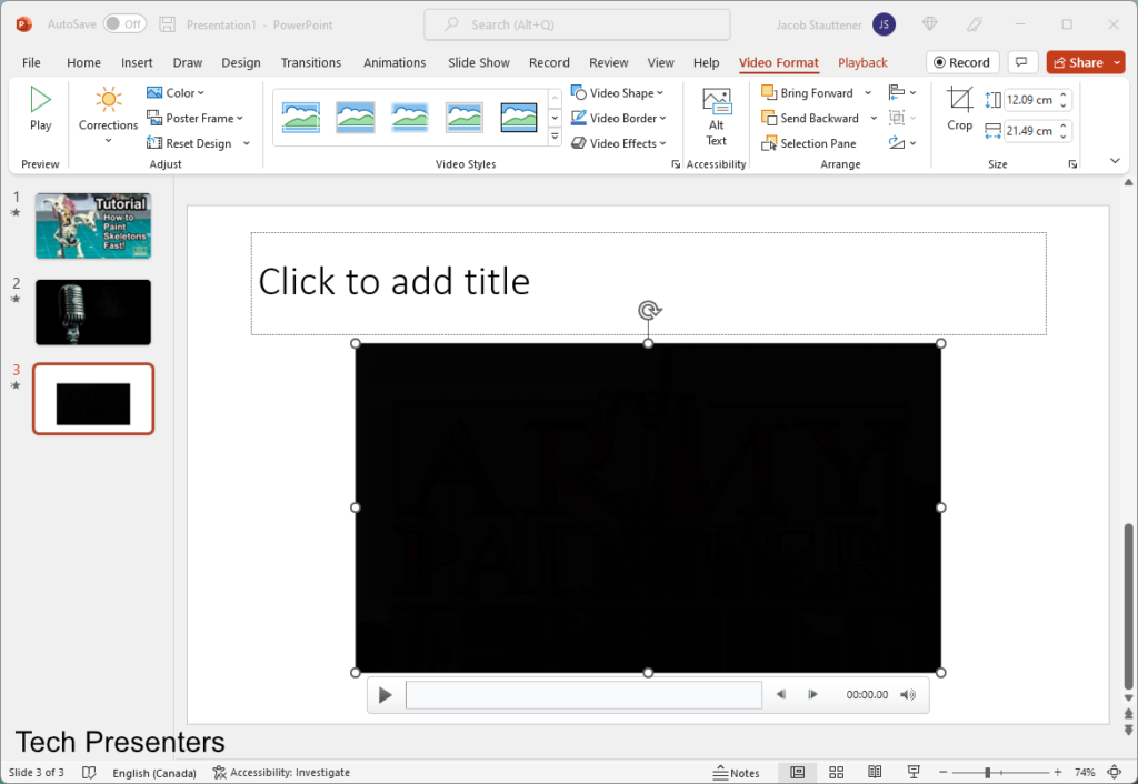 How to embed videos into PowerPoint - The recommended way to insert a video
