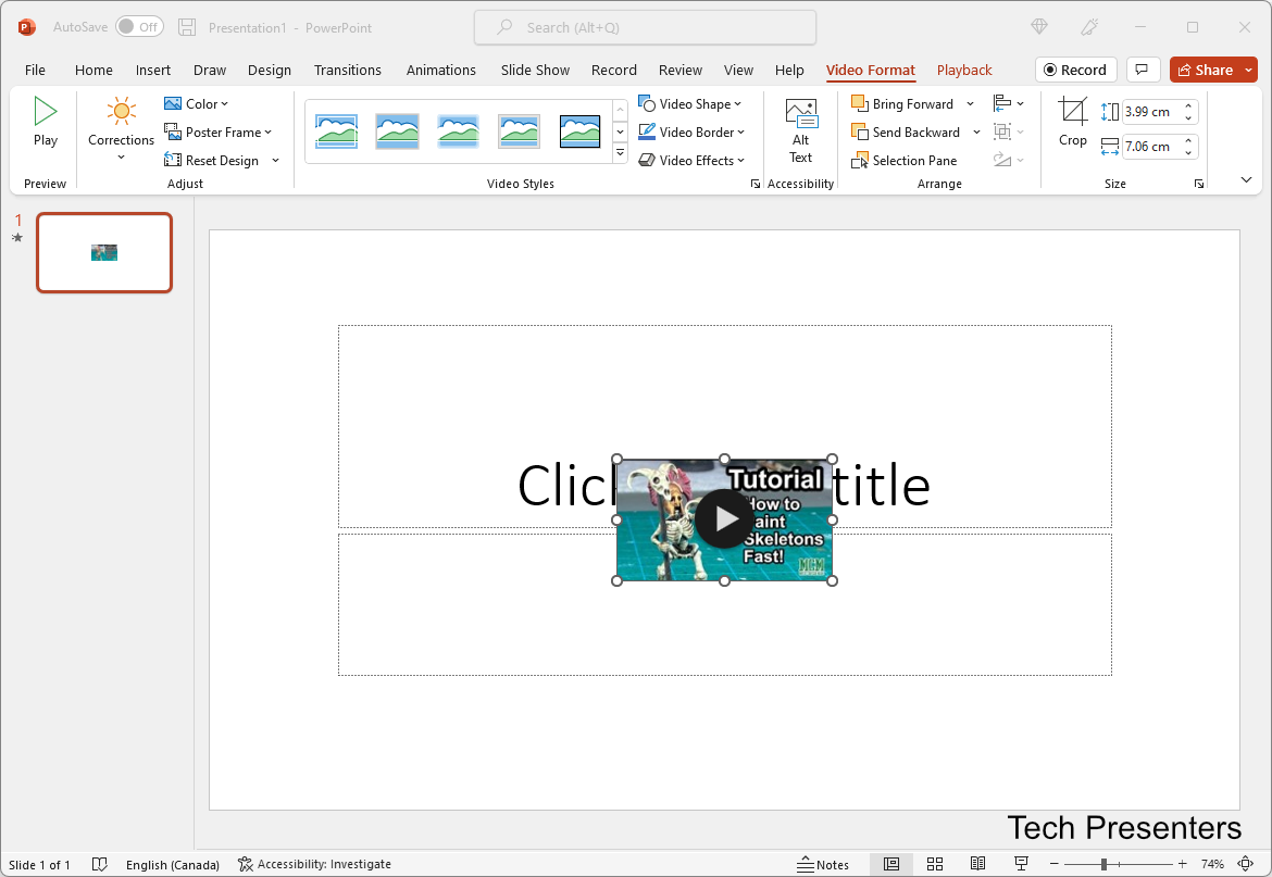 How Do I Embed A Video In PowerPoint Great Advice For 2023 Tech   Video Inserted 